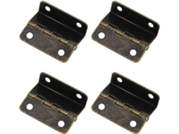 Conjunto De 4 Dobradiças Vintage Para Armário, Dobradiças De Ferro 4cm Bronze