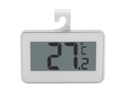 Termômetro Digital Para Geladeira Zerodis, Leitura Instantânea, Visor Lcd, Para Geladeira E Freezer, Com Suporte