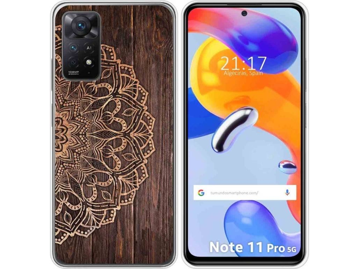 Capa Xiaomi Redmi Note 11 Pro TUMUNDOSMARTPHONE Desenhos Madeira 06 Multicor