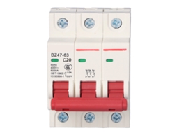 Laxiscreed Disjuntores Miniatura Para Montagem Em Trilho Din, Compatíveis Com Circuitos De 400v Ac