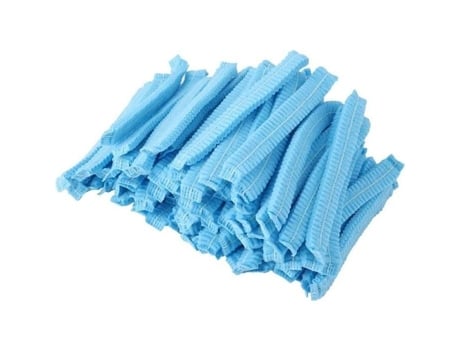 100 PCS Rede de pesca descartável respirável à prova de poeira tampa descartável para cabelo tampa de cabeça descartável chapéu PANLOM