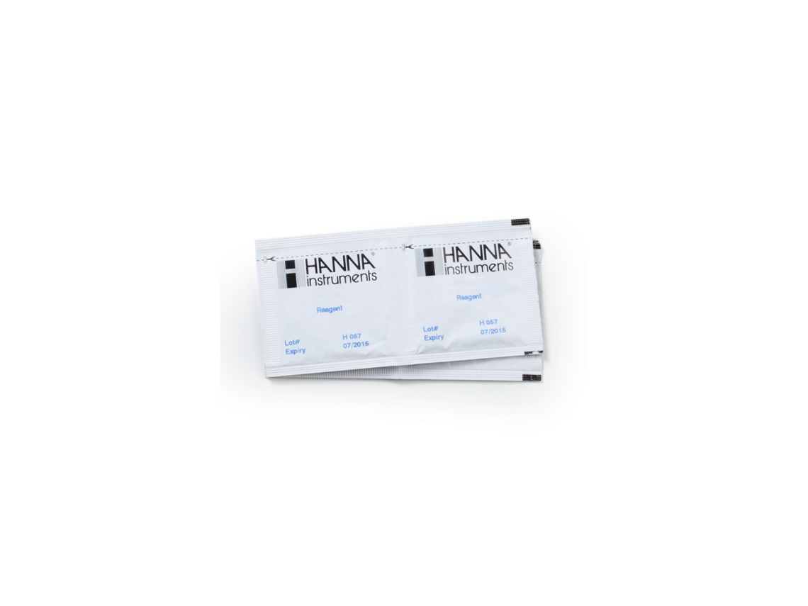 Reagente em Pó Livre de Cloro Dpd HANNA (0.00 a 5.00 Mg/L) - N.º Teste : 300