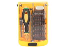 Yuru kit Chave de Fenda Magnética 38 em 1 Aço Cromo Vanádio para Reparo Telefone Computador Eletrodoméstico Ph00 T3 T20