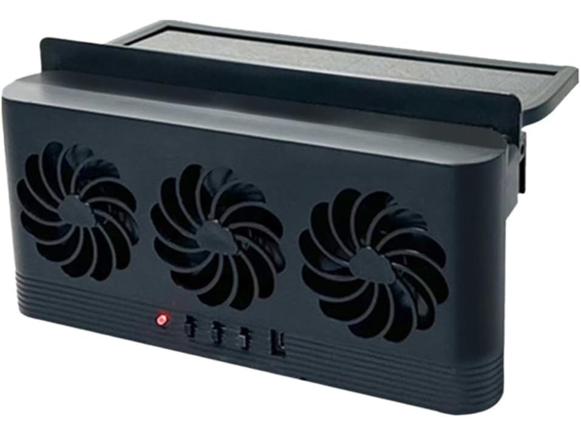 Ventilador De Exaustão Para Carro Movido A Energia Solar, Eficiente E De Fácil Instalação, Que Melhora O Fluxo De Ar E
