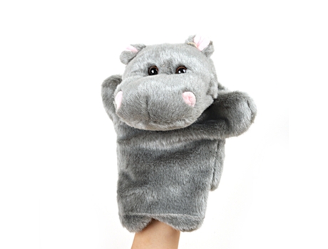 Peluche Fantoche GEELY Hipopótamo (Idade Mínima Recomendada: 1 ano)
