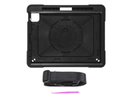 Capa Protetora (suporte Rotativo De 360 Graus, Proteção Antichoque) Para Ipad Air4 De 10,9 Polegadas Preto