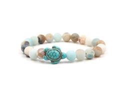 Pulseira De Tartaruga Marinha Inspirada No Oceano Joia De Pedra Turquesa Apoiando A Conservação Nostalgia88
