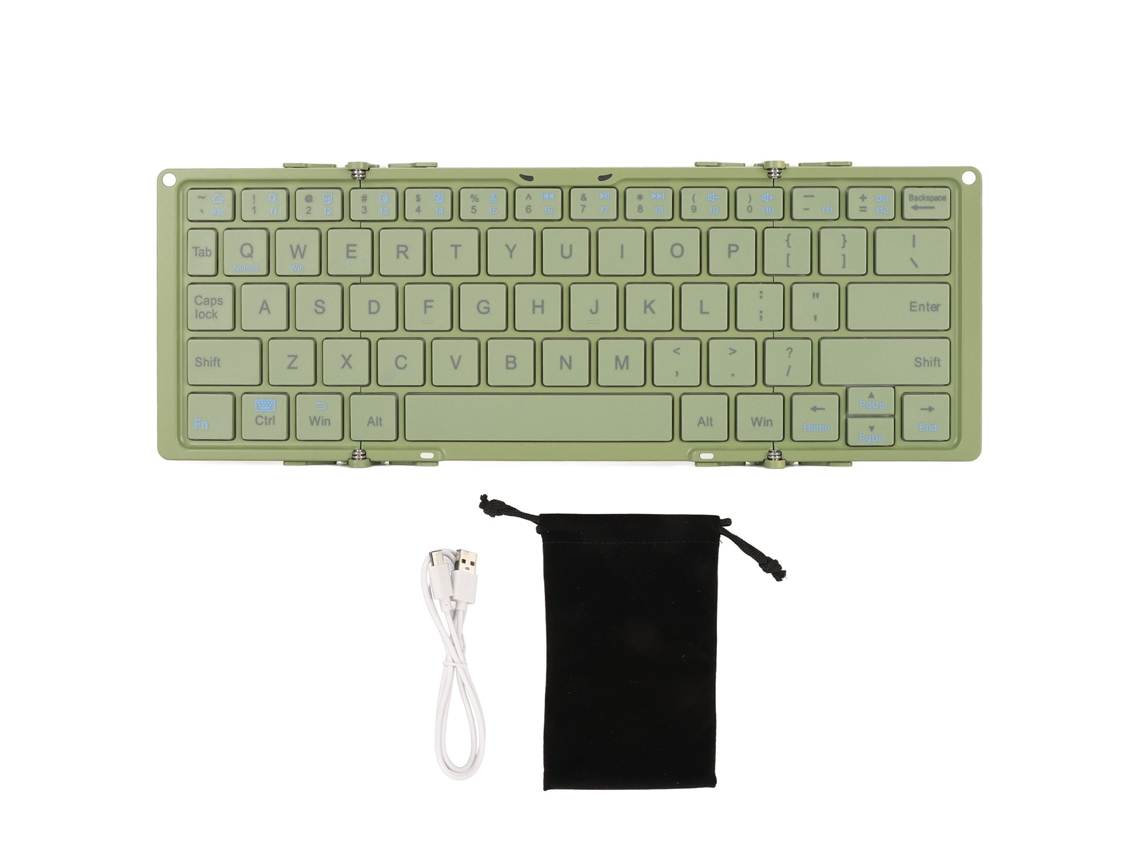 Teclado Bluetooth Sem Fio De Triplo Dobramento