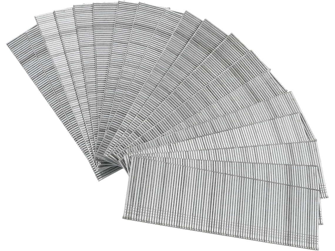 Pregos Retos Galvanizados Jojofuny T38, 1600 Peças, De Aço