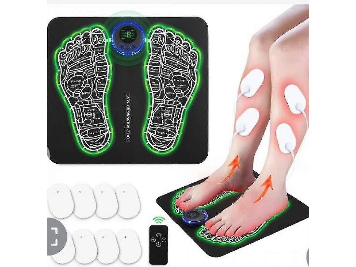 Tapete De Massagem Pés Ems Para Neuropatia-massageador Estimulador Com Controle Remoto... _xnsa