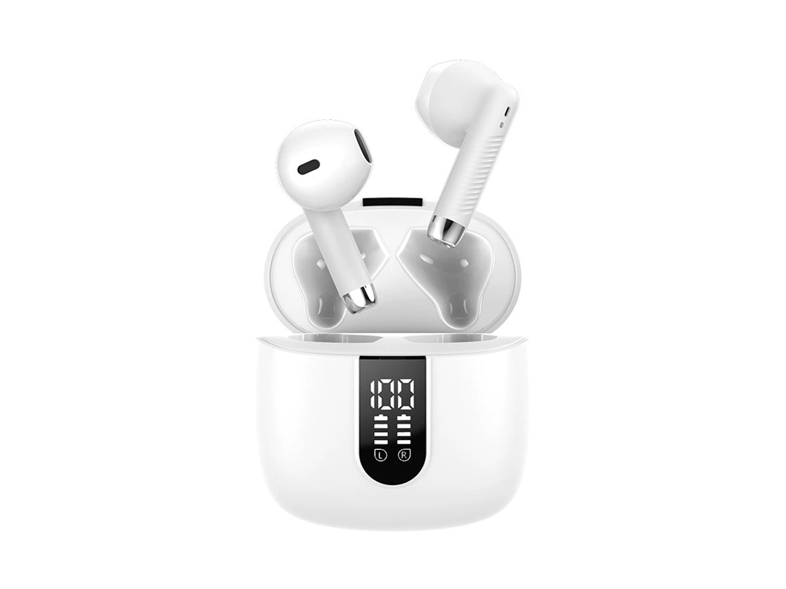 Auriculares Bluetooth Ipx7 Com Redução De Ruído Enc E Visor Led Para Corrida