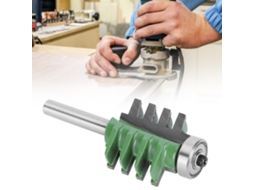 Cabeça De Roteador De União De Dedos De Carbeto Sinterizado 8x34,9mm Ferramenta De Carpintaria Acessório De Corte Verde