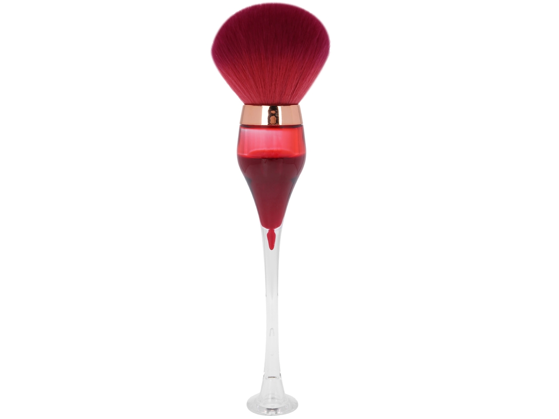 Pincel De Limpeza De Poeira Para Unhas Escova Remove Poeira Artística Em Unhas Pincel De Blush Maquiagem Cor Rosa