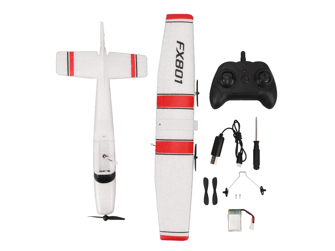 Avião De Controle Remoto De Espuma Resistente A Quedas Asa Fixa Glider Brinquedo Com Porta Anti Inversão