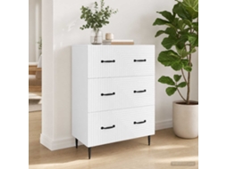 Vidaxl Gabinete De Gavetas Branco 66 X 34,5 X 89,5 Cm