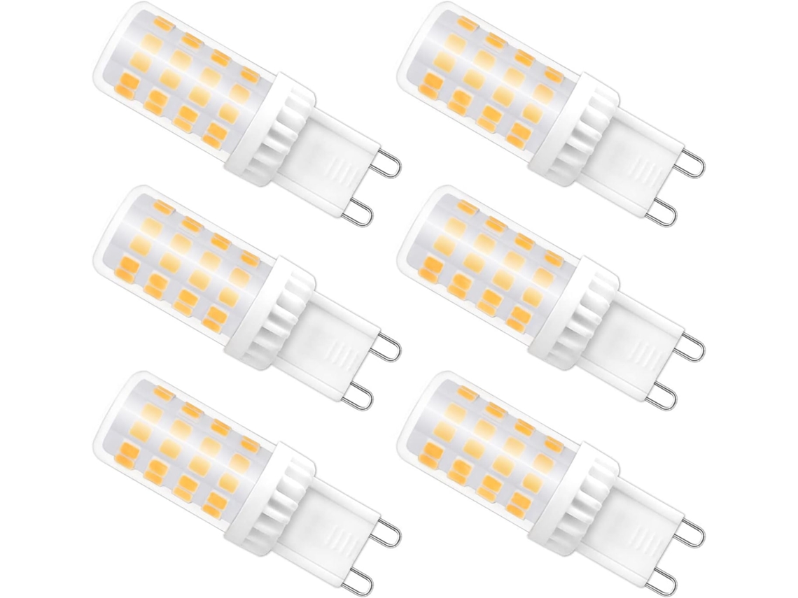 Soquete Para Lâmpada, 6 Unidades, Base G9, 40w, 3000k, 480lm, Intensidade Regulável, Para Instalação, Ajuste E Manutenção De Sistemas Elétricos