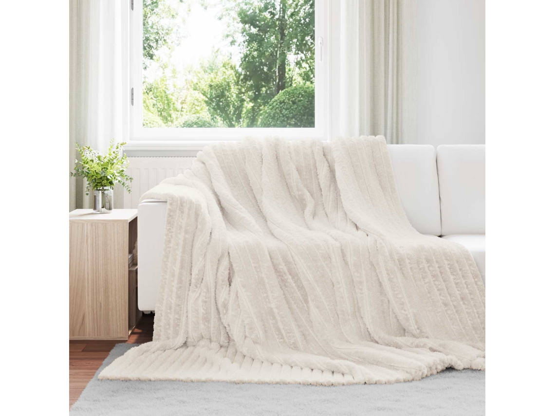 Vidaxl Cobertores De Sofá 6 Unid. Creme 240 X 220 Cm 8.76 Kg Lã