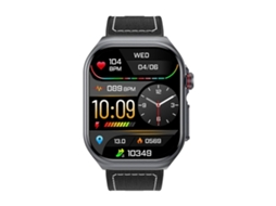 Lurelia Relógio Inteligente Ip68 Bluetooth, Ritmo Cardíaco, Spo2, Sono, Pressão, Chamadas, Alarme, 2,04", Abs, Metal, Nylon, Impermeável
