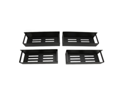 4pcs prateleira magnética porta condimentos para geladeira metal resistente | S/MARCA