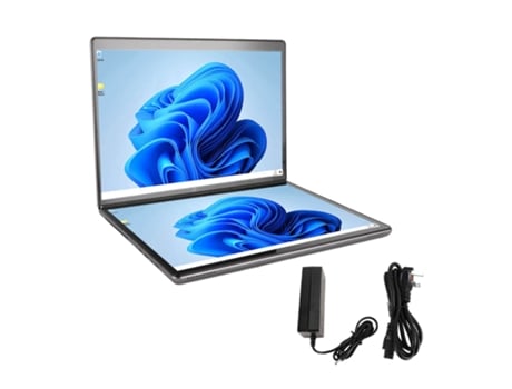 Laptop 2 em 1 (tela sensível ao toque dupla, dobrável em 180 graus)