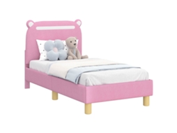 Estrutura de Cama para Criança com Cabeceira Rosa 70x140 cm MAISON EXCLUSIVE