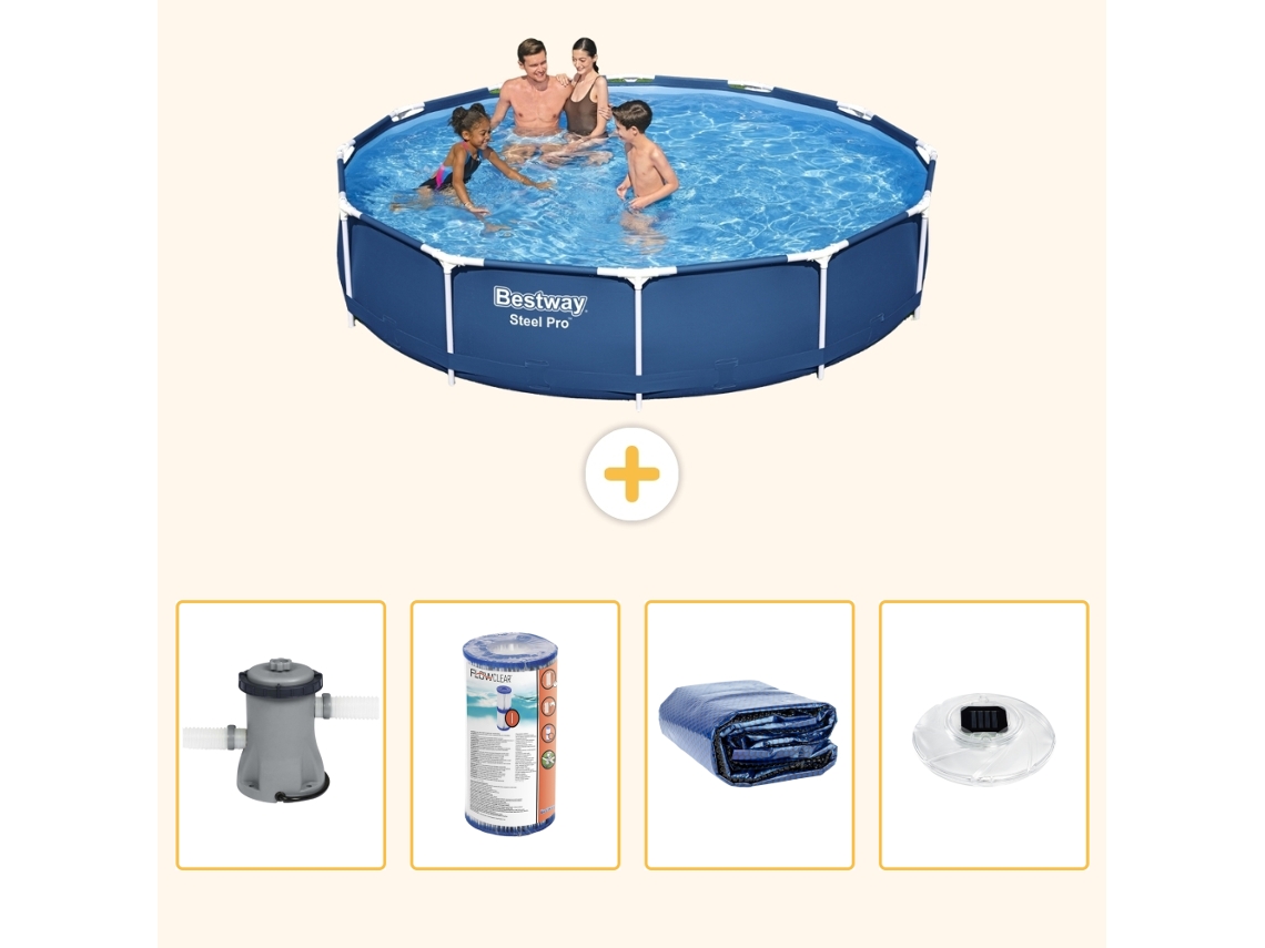 Bestway Piscina Bestway Steel Pro Redonda - 366x76 Cm - 5-peças S275