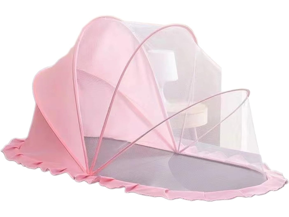 Berço Portátil Dobrável Com Mosquiteiro, Rede De Poliéster, Rede De Viagem Para Recém Nascidos, Cama Tipo Tenda De