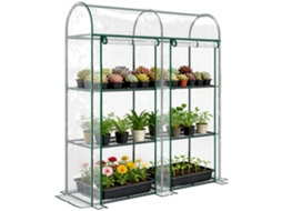 Estufa de Jardim com Prateleiras 3 Níveis BTFORUS