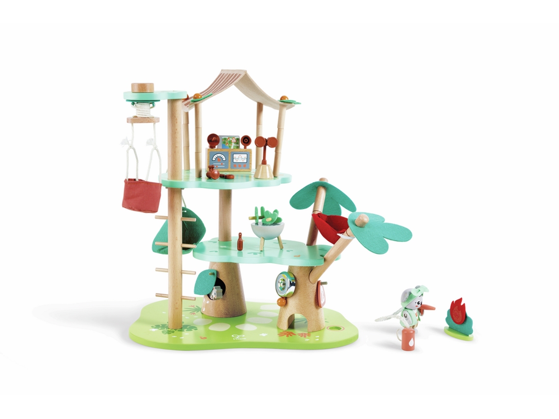 Conjunto De Brinquedos Educativos Green Planet Explorers Casa Na Árvore Da Kiki Hape