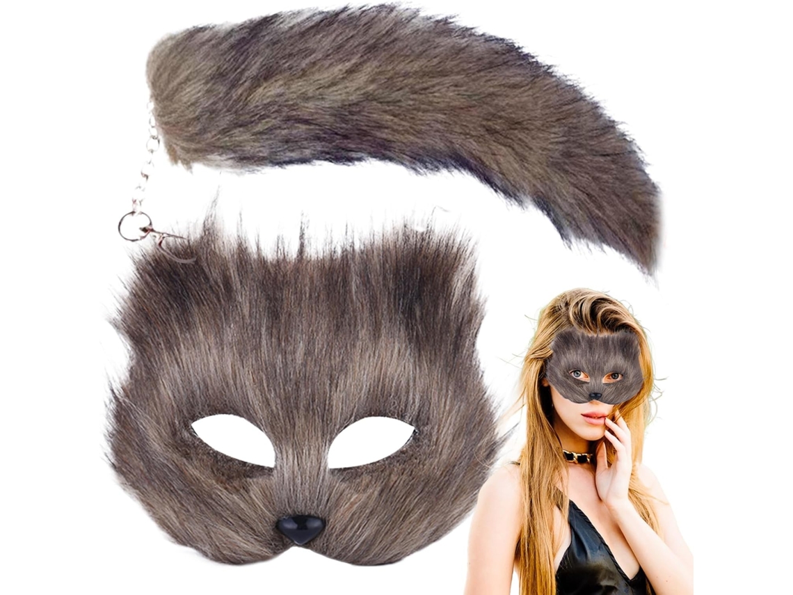 Fantasia De Cosplay De Animal, Cauda De Animal Para Baile De Máscaras, Conjunto De Cauda De Animal, Vayotoy