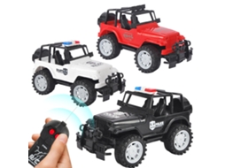 Carro Rc Preto 2ch 27mhz com Comando, Carro Off road de Alta Velocidade Recarregável, Brinquedo Ideal para Meninos e Crianças MDUG