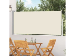 Vidaxl Toldo Lateral Retrátil 117x314 Cm Creme