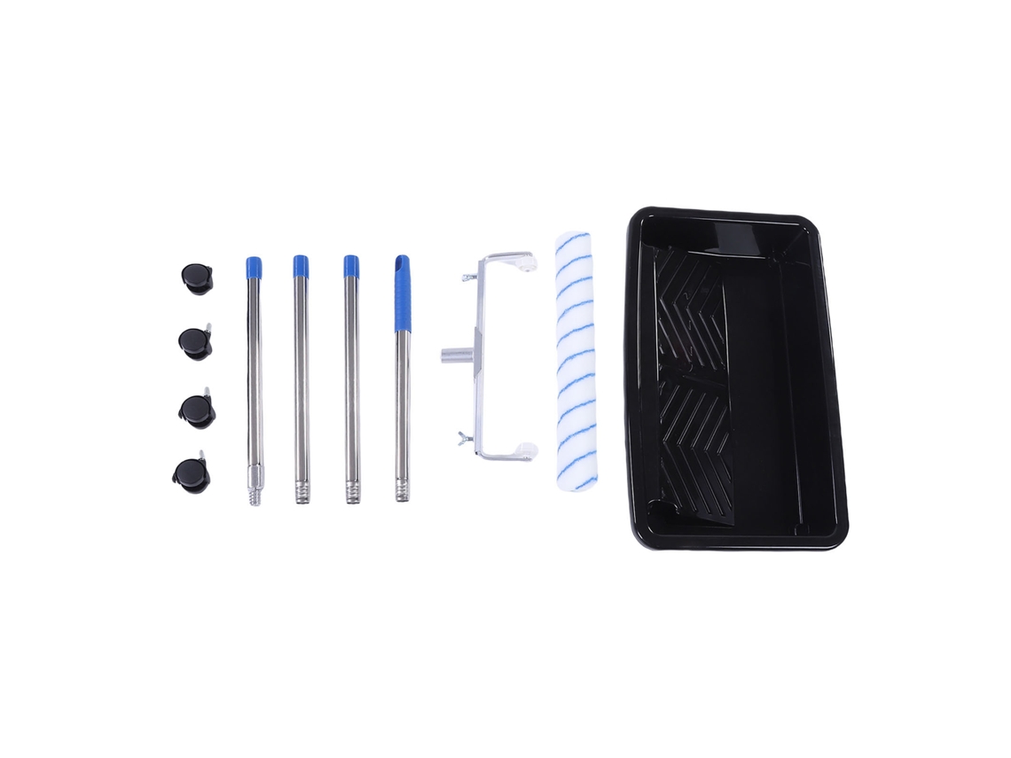 Kit De Pintura Laxiscreed Com Rolo Ajustável De 18 Polegadas E Bandeja Para Pintar Facilmente