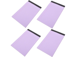 Bloc-notes Legal A5 Ligné Destacável Lote De 4 Carnets De Poche Violetas Papier Épais Formato Stylos