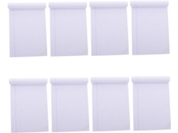8 Peças Lot De Blocs-notes Juridiques Cahiers Lignés À Detachables De Pages Chacun For École Université Bureau