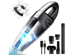Lurelia Aspirador Portátil Sem Fios Para Carro, 4,5 Kpa, 120 W, Usb, Seco/húmido