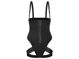 Shapewear Feminino com Controle Abdominal e Levantamento de Bumbum Invisível e Confortável para Qualquer Ocasião Preto