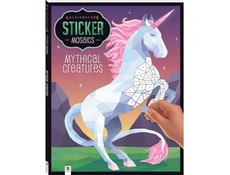 Livro Kaleidoscope Sticker Mosaics Mythical Creatures De Hinkler Pty Ltd (inglês)