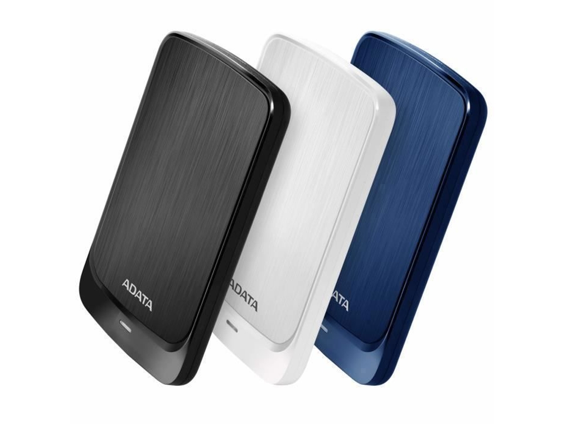 Disco Rígido Externo Adata Hv320 1000 Gb Usb 3.0 Alimentado Por Porta Usb Azul