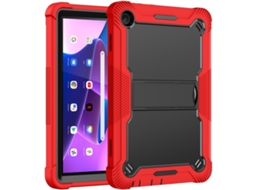 Capa Híbrida Silicone‑pc Halinuia Com Suporte, Compatível Com Lenovo Tab M10 3ª Geração / Tb328