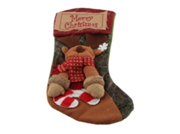 Meias de Natal Personalizadas Feitas à Mão com Elmo S/MARCA