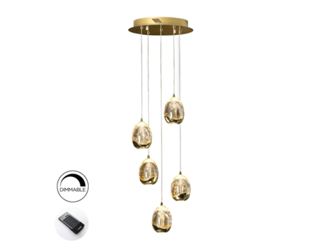 Rocio Led Lamp Dimmable 5L Ouro SCHULLER