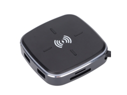 Dock Station USB C, 9 em 1, Carregamento Sem Fio 10W EOOCOO
