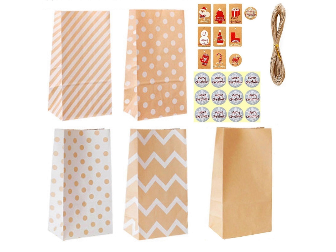 Kit Para Montar Caixas De Presente Criativas De Natal Com 10 Conjuntos De Adesivos Para Fechar. Hengjian