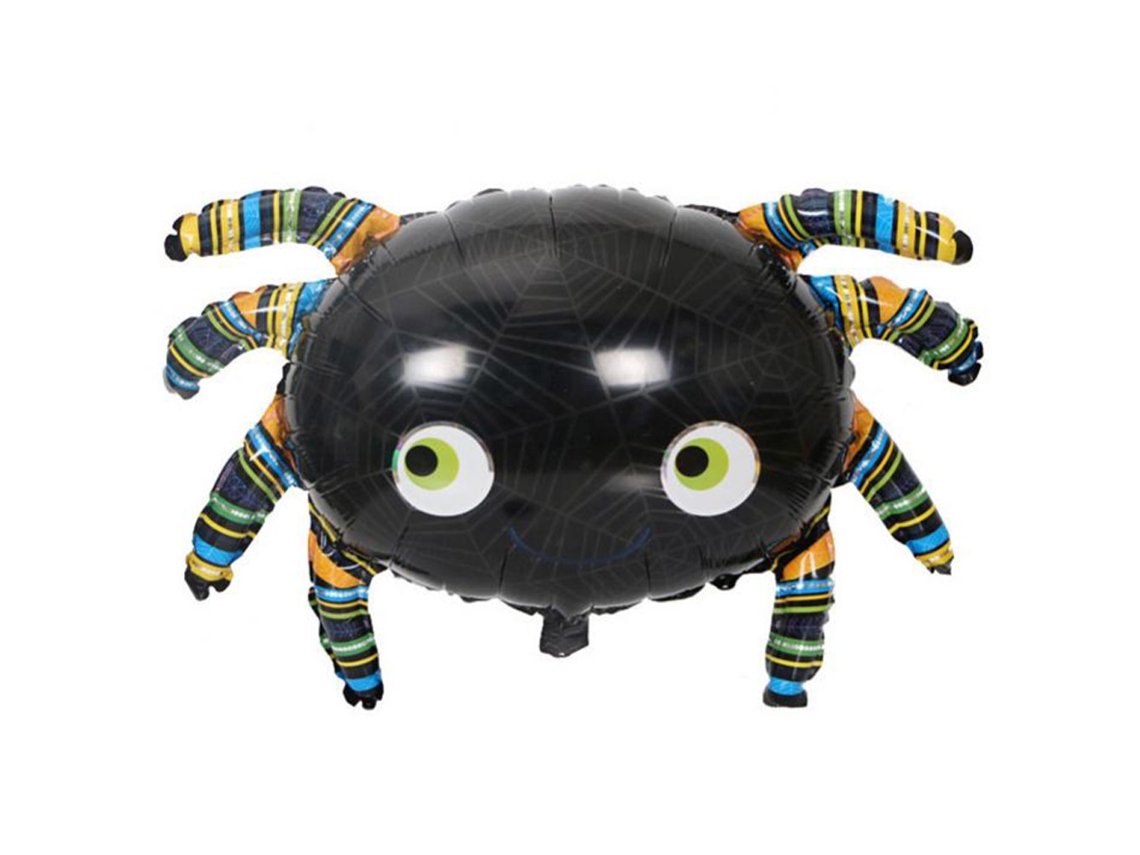 Balão De Alumínio Aranha Preta Para Halloween