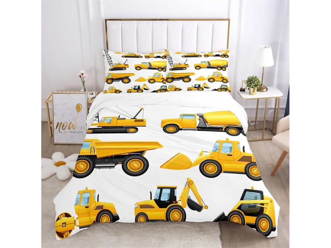 Capa de Edredom Infantil em Microfibra Fronha 200x200 Cm