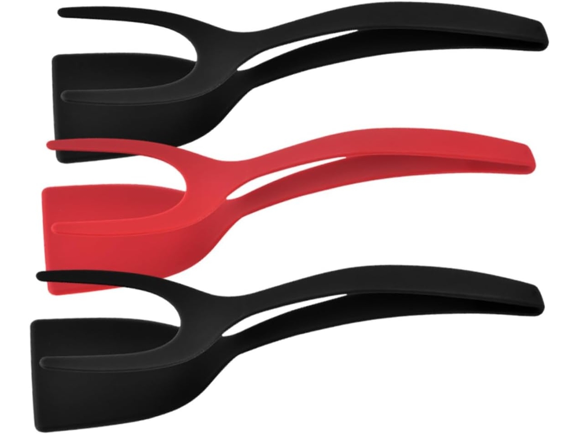 Pinças De Cozinha Alipis Silicone Espesso E Antiderrapante, Conjunto De 3 Utensílios Essenciais Para Churrasco, Uso