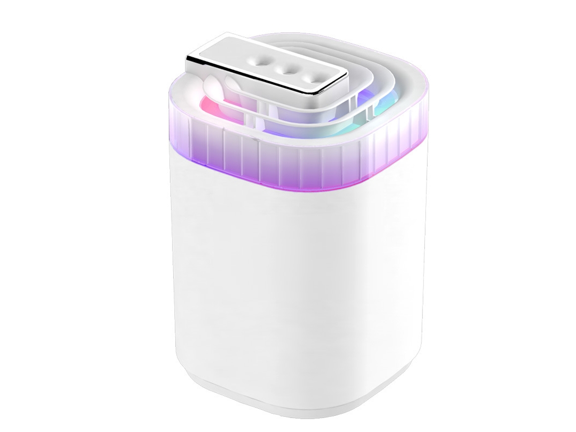 Umidificador Silencioso 3l, 2 Bicos Grande Névoa, Casa Escritório Sfushos (branco Brilhante 2 Bicos)