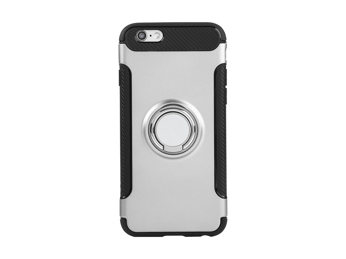 Capa Silicone LAXISCREED Iphone6/6s Prata Anti choque