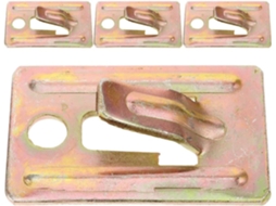 Suporte De Parede Aquecedor Água Com Alta Capacidade Carga, Design Antiderrapante, Acabamento Em Aço Dourado,